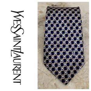 Yves Saint Laurent 100% Silk Tie